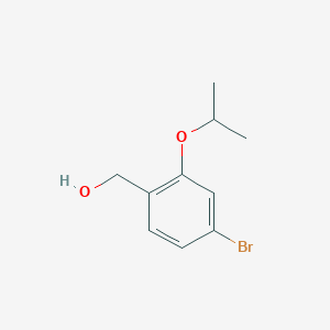 molecular formula C10H13BrO2 B1375645 (4-Bromo-2-isopropoxyphenyl)methanol CAS No. 1099693-56-7