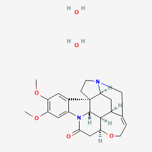 molecular formula C23H34N2O8 B1375648 Brucine dihydrate CAS No. 5892-11-5