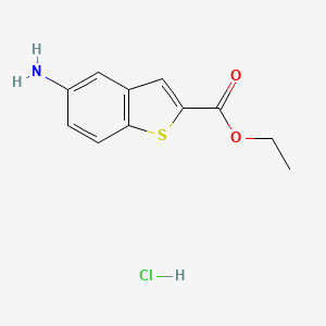 Ethyl 5-aminobenzo[b]thiophene-2-carboxylate hydrochloride