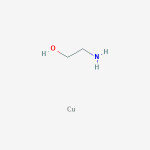 molecular formula C2H7CuNO B13756539 Copper ethanolamine 