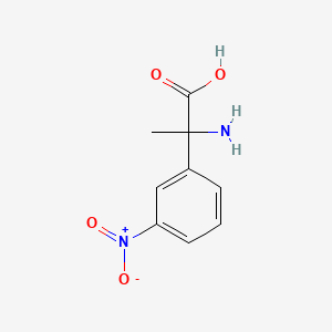 molecular formula C9H10N2O4 B1375654 2-Amino-2-(3-nitrophenyl)propanoic acid CAS No. 1226060-08-7