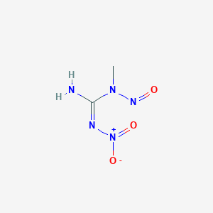 molecular formula C2H5N5O3 B137566 1-Methyl-2-nitro-1-nitrosoguanidine CAS No. 70-25-7