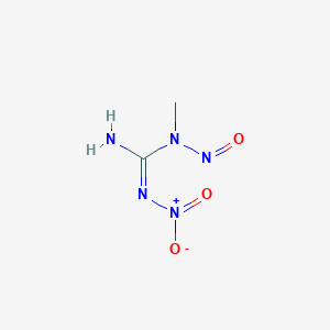 molecular formula C2H5N5O3 B137566 1-Methyl-3-nitro-1-nitrosoguanidine CAS No. 70-25-7