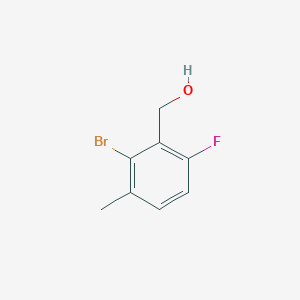 molecular formula C8H8BrFO B1375661 (2-Bromo-6-fluoro-3-methylphenyl)methanol CAS No. 1375069-06-9