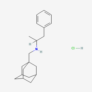 molecular formula C20H30ClN B13756613 N-(Adamantylmethyl)-2-phenylisopropylamine hydrochloride CAS No. 118202-64-5