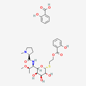 molecular formula C31H42N2O12S B13756653 Celesticetin salicylate CAS No. 5333-75-5
