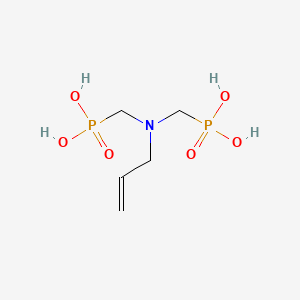 molecular formula C5H13NO6P2 B13756698 [(Prop-2-en-1-ylimino)dimethanediyl]bis(phosphonic acid) CAS No. 71550-11-3
