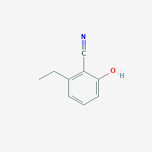 molecular formula C9H9NO B1375673 2-Ethyl-6-hydroxybenzonitrile CAS No. 1243377-83-4