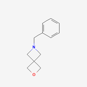 molecular formula C12H15NO B1375681 6-Benzyl-2-oxa-6-azaspiro[3.3]heptane CAS No. 46246-91-7
