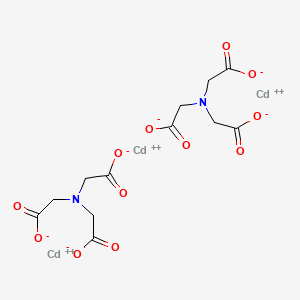 molecular formula C12H12Cd3N2O12 B13756852 Cadmium 2,2',2''-nitrilotriacetate (3/2) CAS No. 50648-02-7
