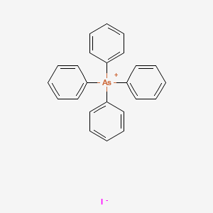 molecular formula C24H20AsI B13756895 Tetraphenylarsonium iodide CAS No. 7422-32-4