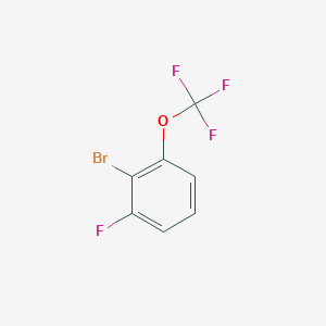 molecular formula C7H3BrF4O B1375694 2-Bromo-1-fluoro-3-(trifluoromethoxy)benzene CAS No. 1242249-84-8