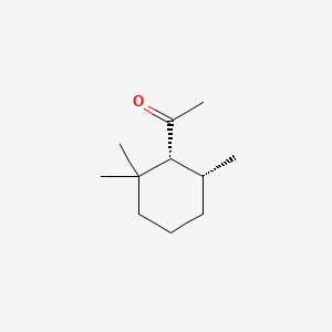 molecular formula C11H20O B13756987 cis-1-(2,2,6-Trimethylcyclohexyl)ethanone CAS No. 52612-42-7