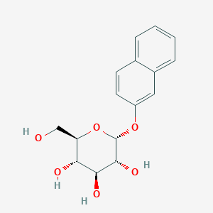 molecular formula C16H18O6 B013757 2-萘基α-D-葡萄糖苷 CAS No. 25320-79-0