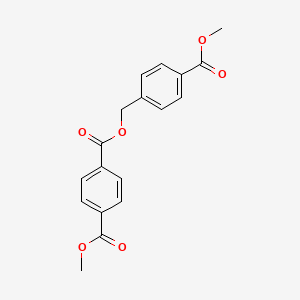 molecular formula C18H16O6 B13757046 Methyl [4-(methoxycarbonyl)phenyl]methyl terephthalate CAS No. 55334-51-5