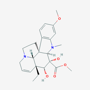 molecular formula C23H30N2O5 B137571 Deacetylvindoline CAS No. 3633-92-9