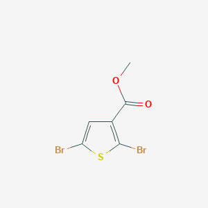 molecular formula C6H4Br2O2S B1375712 Methyl 2,5-dibromothiophene-3-carboxylate CAS No. 89280-91-1
