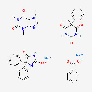 molecular formula C42H38N8Na2O9 B13757147 Hydantol F CAS No. 72981-86-3
