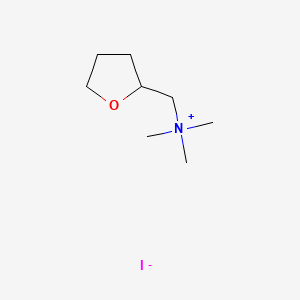 molecular formula C8H18INO B13757211 Tetrahydrofurfuryltrimethylammonium iodide CAS No. 52303-77-2