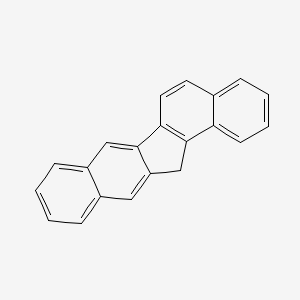 molecular formula C21H14 B13757239 13H-Dibenzo[a,h]fluorene CAS No. 239-85-0