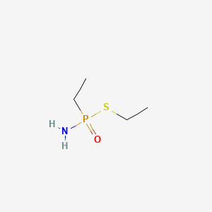 molecular formula C4H12NOPS B13757284 S-Ethyl ethylphosphonothioamidate CAS No. 26350-28-7