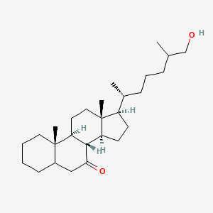 molecular formula C27H46O2 B13757324 26-Hydroxycholestan-7-one CAS No. 7591-17-5