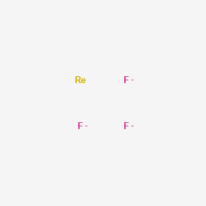molecular formula F3Re-3 B13757347 Rhenium(3+) trifluoride CAS No. 25605-13-4