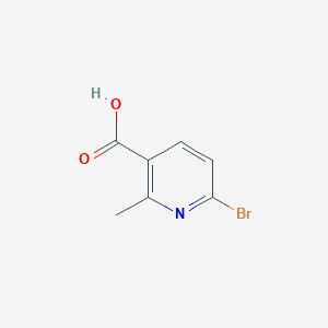 molecular formula C7H6BrNO2 B1375735 6-Bromo-2-methylnicotinic acid CAS No. 1060805-97-1