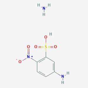 molecular formula C6H9N3O5S B13757394 Ammonium 5-amino-2-nitrobenzenesulphonate CAS No. 71411-69-3