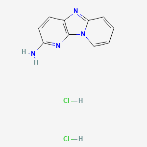 molecular formula C10H10Cl2N4 B1375742 2-氨基二吡啶并[1,2-a:3',2'-d]咪唑二盐酸盐 CAS No. 1980075-70-4