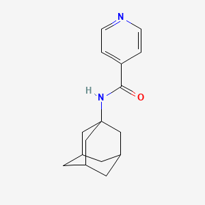 molecular formula C16H20N2O B13757452 N-(1-Adamantyl)isonicotinamide CAS No. 24813-24-9