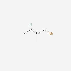 molecular formula C5H9Br B13757559 2-Butene, 1-bromo-2-methyl- 
