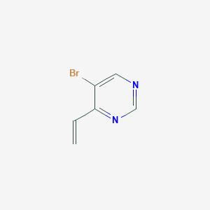 molecular formula C6H5BrN2 B1375756 5-Bromo-4-vinylpyrimidine CAS No. 1333222-29-9