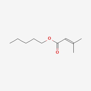 molecular formula C10H18O2 B13757577 Pentyl 3-methyl-2-butenoate CAS No. 56922-72-6