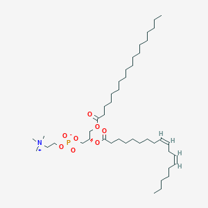 molecular formula C44H84NO8P B13757588 3-Steraoyl-2-linoleoyl-SN-glycero-1-phosphorylcholine 