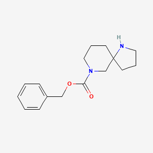 molecular formula C16H22N2O2 B1375762 7-Cbz-1,7-二氮杂螺[4.5]癸烷 CAS No. 1086394-93-5