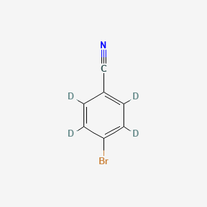 molecular formula C7H4BrN B1375770 4-Bromobenzonitrile-d4 CAS No. 771534-56-6
