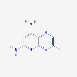 molecular formula C8H9N5 B13757718 3-Methylpyrido[2,3-b]pyrazine-6,8-diamine CAS No. 740021-51-6