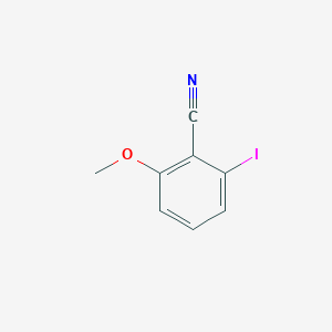molecular formula C8H6INO B1375777 2-Iodo-6-methoxybenzonitrile CAS No. 66195-38-8