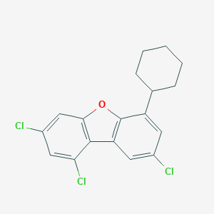 6-Cyclohexyl-1,3,8-trichlorodibenzofuran