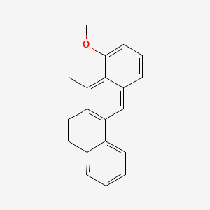 molecular formula C20H16O B13757875 BENZ(a)ANTHRACENE, 8-METHOXY-7-METHYL- CAS No. 63020-61-1