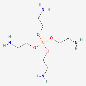 molecular formula C8H24N4O4Si B13757920 Tetrakis(2-aminoethyl) orthosilicate CAS No. 7057-73-0