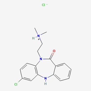molecular formula C17H19Cl2N3O B13758000 Clobenzepam hydrochloride CAS No. 2726-03-6