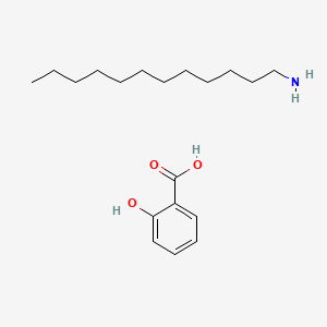 molecular formula C19H33NO3 B13758002 Dodecylamine salicylate CAS No. 7491-21-6