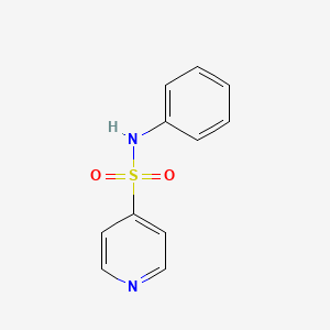molecular formula C11H10N2O2S B13758011 N-Phenylpyridine-4-sulfonamide 
