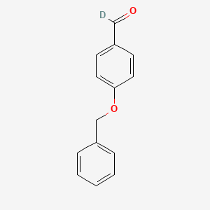 molecular formula C14H12O2 B13758013 4-BENZYLOXYBENZALDEHYDE-alpha-D1 