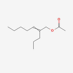 molecular formula C12H22O2 B13758030 2-Propyl-2-heptenyl acetate CAS No. 53735-50-5