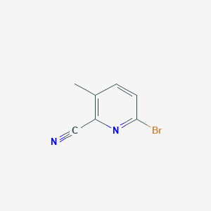 molecular formula C7H5BrN2 B1375813 6-Bromo-3-methylpicolinonitrile CAS No. 1379335-87-1