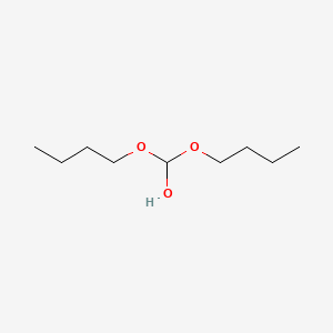 molecular formula C9H20O3 B13758175 Dibutoxymethanol CAS No. 54518-04-6