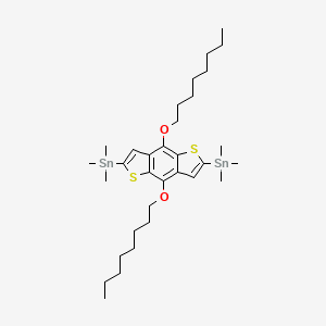 (4,8-Bis(octyloxy)benzo[1,2-b:4,5-b']dithiophene-2,6-diyl)bis(trimethylstannane)
